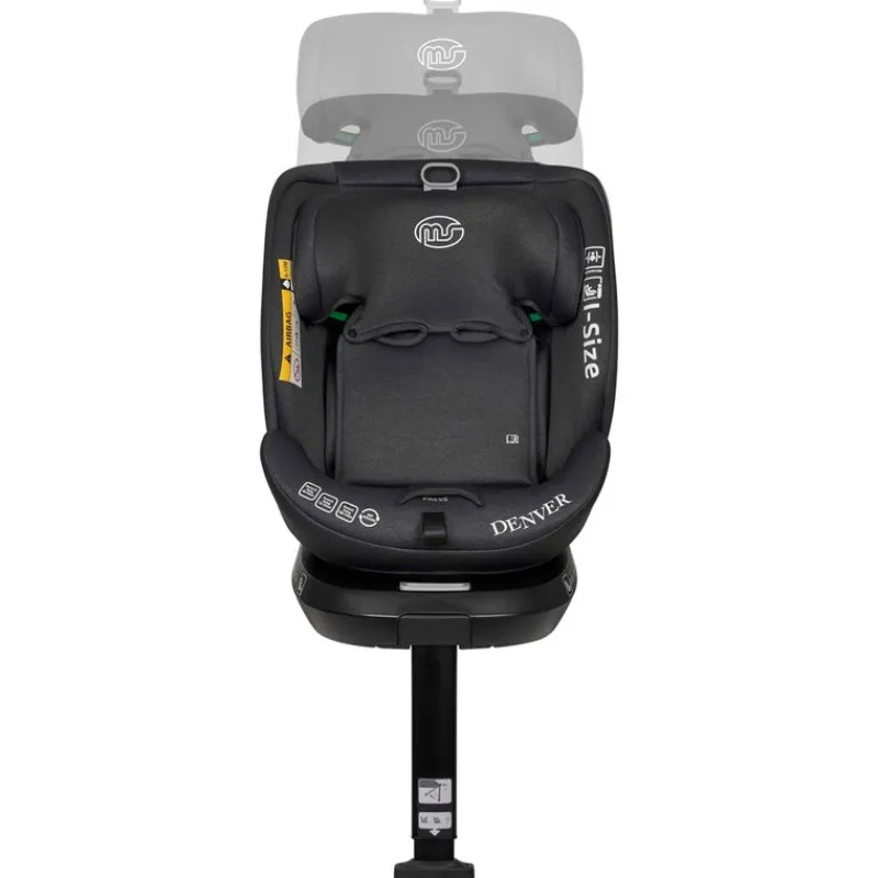 MS Sillas Con Isofix De 40 A 150 Cm (0 A 12 Años)-Silla coche Denver 40-150cm con pata Negra