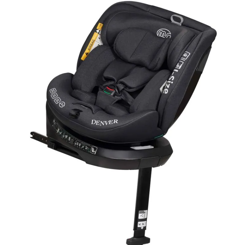 MS Sillas Con Isofix De 40 A 150 Cm (0 A 12 Años)-Silla coche Denver 40-150cm con pata Negra