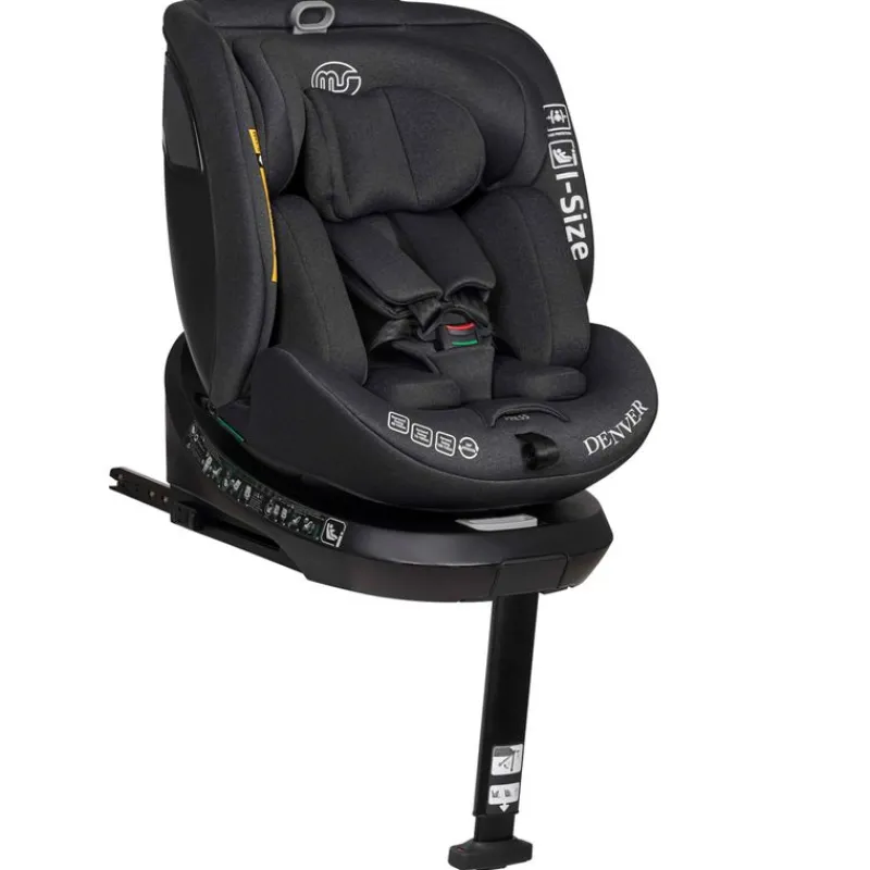 MS Sillas Con Isofix De 40 A 150 Cm (0 A 12 Años)-Silla coche Denver 40-150cm con pata Negra