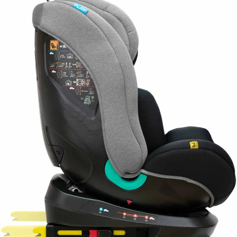 Silla coche Four Isize 40-135cm c/ toptether Grey*PLAY Discount