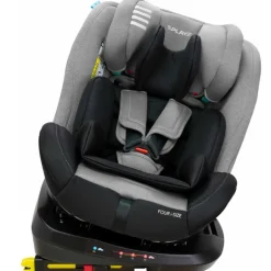 PLAY Sillas Con Isofix De 40 A 150 Cm (0 A 12 Años)-Silla coche Four Isize 40-135cm c/ toptether Black