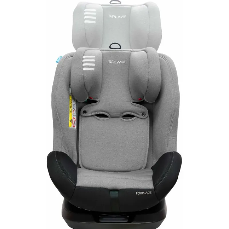 PLAY Sillas Con Isofix De 40 A 150 Cm (0 A 12 Años)-Silla coche Four Isize 40-135cm c/ toptether Black