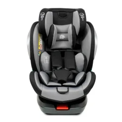 INTERBABY Sillas Con Isofix De 40 A 150 Cm (0 A 12 Años)-Silla coche Giratoria Aruna de 40 a 150cm Gris + Regalo