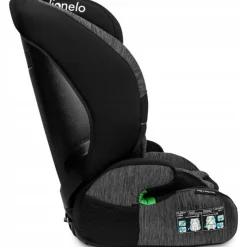 LIONELO Sillas Con Isofix De 75 A 150 Cm (1 A 12 Años)-Silla coche Levi 76-150cm c/cinturon Black Grey