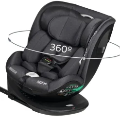 Silla coche Milos 40-150 cm top tether Negro*MS Sale