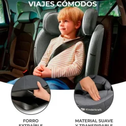 KINDERKRAFT Sillas Con Isofix De 75 A 150 Cm (1 A 12 Años)-Silla coche Oneto 3 Isize 76-150 Blue