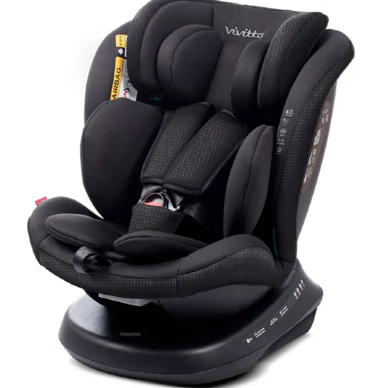 BABYAUTO Sillas Con Isofix De 40 A 150 Cm (0 A 12 Años)-Silla coche Sanna Ibelt 40-150 cm c/cinturón Negro