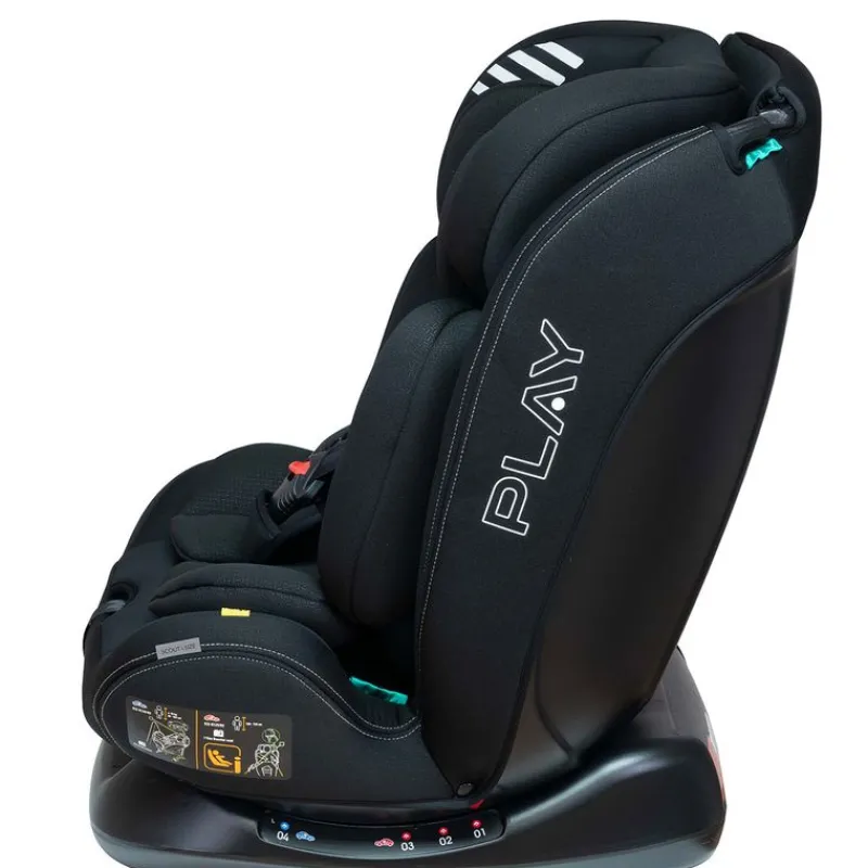 PLAY Sillas Con Isofix De 40 A 150 Cm (0 A 12 Años)-Silla coche Scout Isize 40-150cm Black