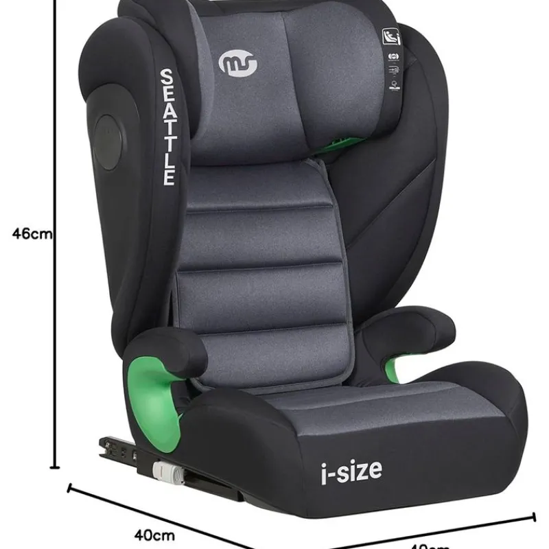 Silla coche Seattle ISize 100-150cm Negro*MS Best