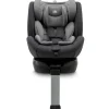 INTERBABY Sillas Con Isofix De 40 A 150 Cm (0 A 12 Años)-Silla coche Sella 40-150cm Giratoria C/Pata Gris