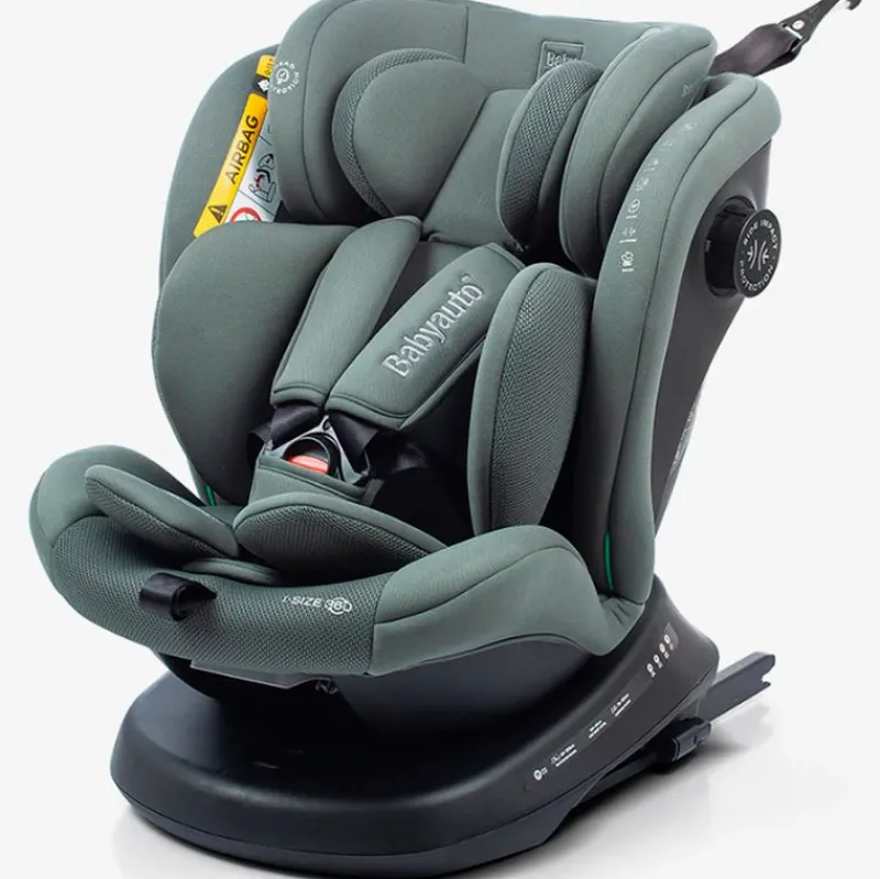 BABYAUTO Sillas Con Isofix De 40 A 150 Cm (0 A 12 Años)-Silla coche Valora IFix 360º 40-150cm Verde