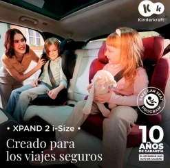 Silla coche Xpand 2 Isize 100-150 cm Black*KINDERKRAFT Online