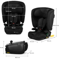 Silla de coche Fix2go 75-150 Black*KINDERKRAFT