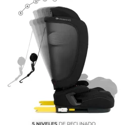 Silla de coche Fix2go 75-150 Black*KINDERKRAFT