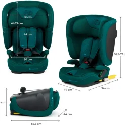 Silla de coche Fix2go 75-150 Green*KINDERKRAFT Best
