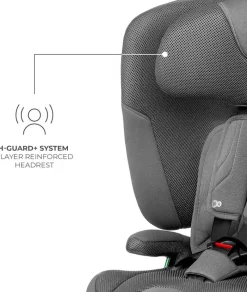 KINDERKRAFT Sillas Con Isofix De 75 A 150 Cm (1 A 12 Años)-Silla de coche Fix2go 75-150 Grey