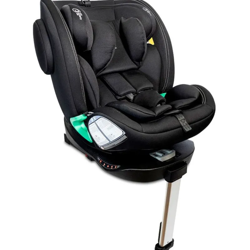INTERBABY Sillas Con Isofix De 40 A 150 Cm (0 A 12 Años)-Silla de coche Pax de 40-150cm c/ Pata Black + Regalo