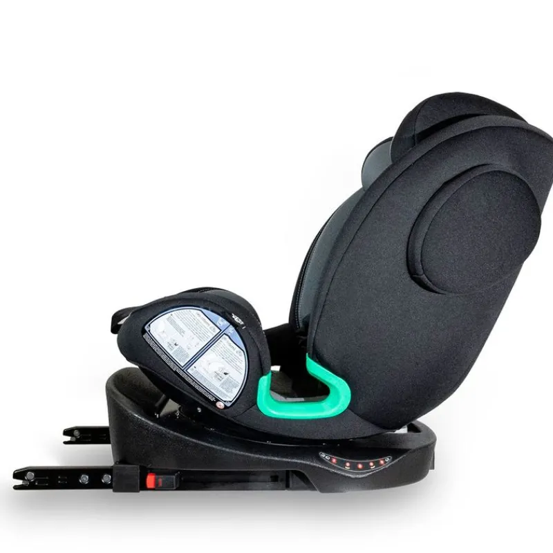 INTERBABY Sillas Con Isofix De 40 A 150 Cm (0 A 12 Años)-Silla de coche Pax de 40-150cm c/ Pata Black + Regalo