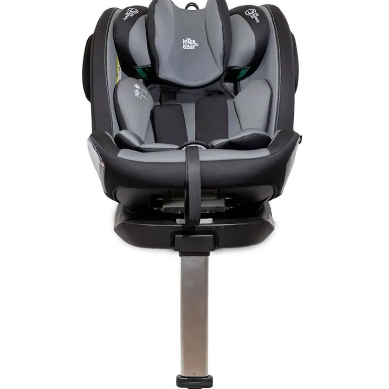INTERBABY Sillas Con Isofix De 40 A 150 Cm (0 A 12 Años)-Silla de coche Pax de 40-150cm c/ Pata Gris