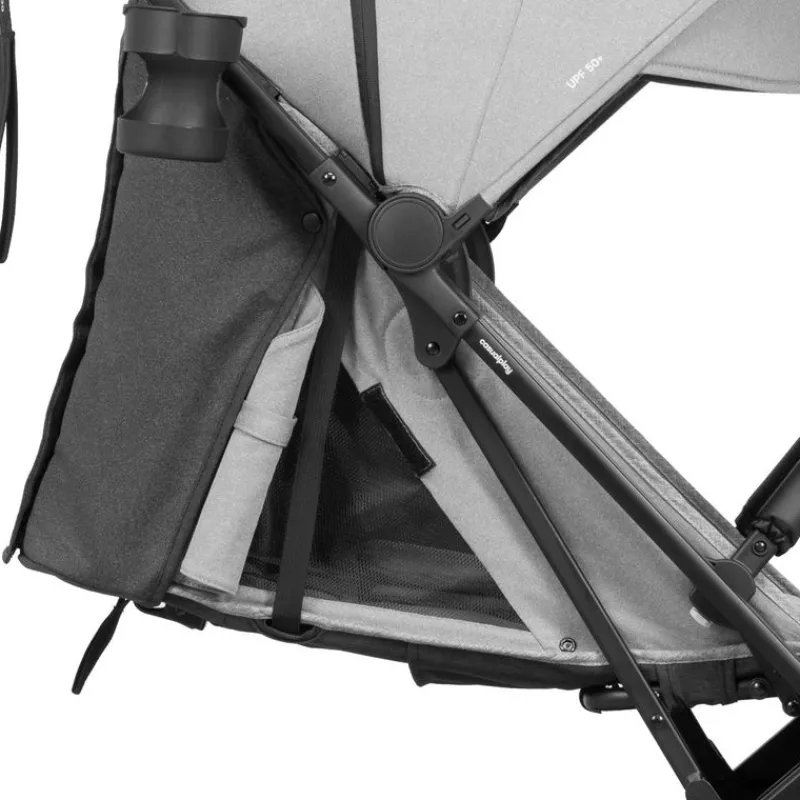 CASUALPLAY Gemelares-Silla Gemelar Tour Twin Max + 2 capazos Misty Pink