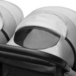 CASUALPLAY Gemelares-Silla Gemelar Tour Twin Max + 2 capazos Misty Pink