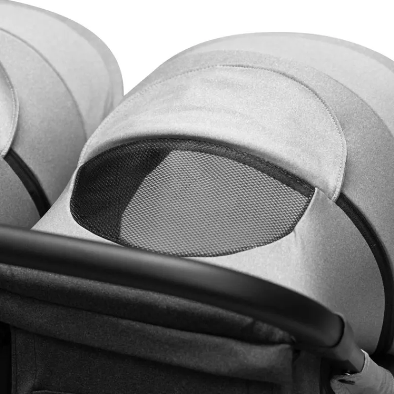 CASUALPLAY Gemelares-Silla Gemelar Tour Twin Max + 2 capazos Misty Pink