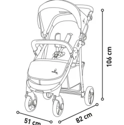 Silla paseo America2 hasta 22kg Jade*ASALVO Online