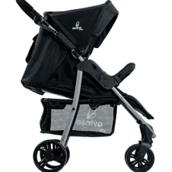 ASALVO Sillas De Paseo-Silla paseo America2 hasta 22kg Negra