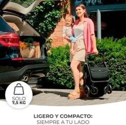 KINDERKRAFT Sillas De Paseo-Silla paseo Apino 22kg Negra