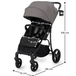 Silla paseo Askoy +0m hasta 24kg Grey*KINDERKRAFT Online