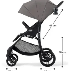 Silla paseo Askoy +0m hasta 24kg Grey*KINDERKRAFT Online