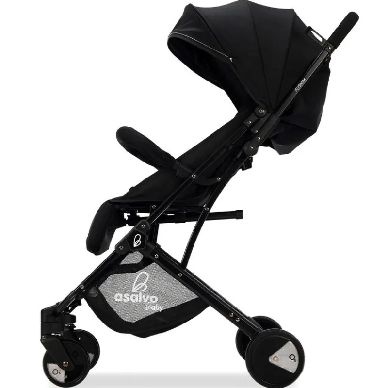 ASALVO Sillas De Paseo-Silla paseo Flight Travel +0m Negra