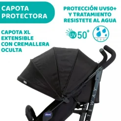 Silla paseo Lite Way 4 +0m Jet Black*CHICCO Clearance