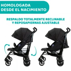 Silla paseo Lite Way 4 +0m Jet Black*CHICCO Clearance