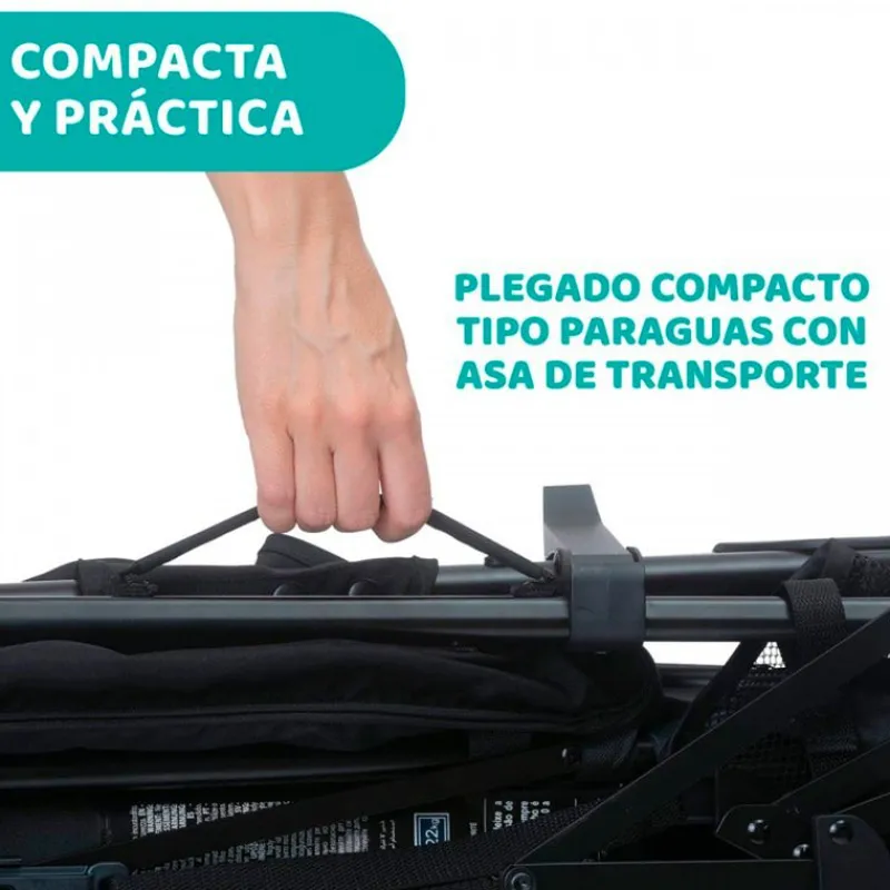 Silla paseo Lite Way 4 +0m Jet Black*CHICCO Clearance