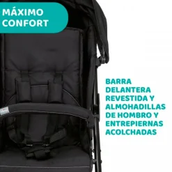 Silla paseo Lite Way 4 +0m Jet Black*CHICCO Clearance