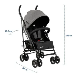 Silla paseo +6M Beattle Rosa*KIKKABOO Online