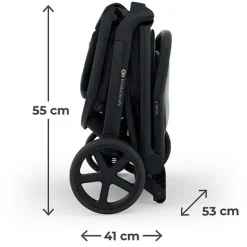 KINDERKRAFT Sillas De Paseo-Silla paseo Nubi 3 +24kg Black