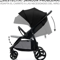 KINDERKRAFT Sillas De Paseo-Silla paseo Rine +22kg Negro
