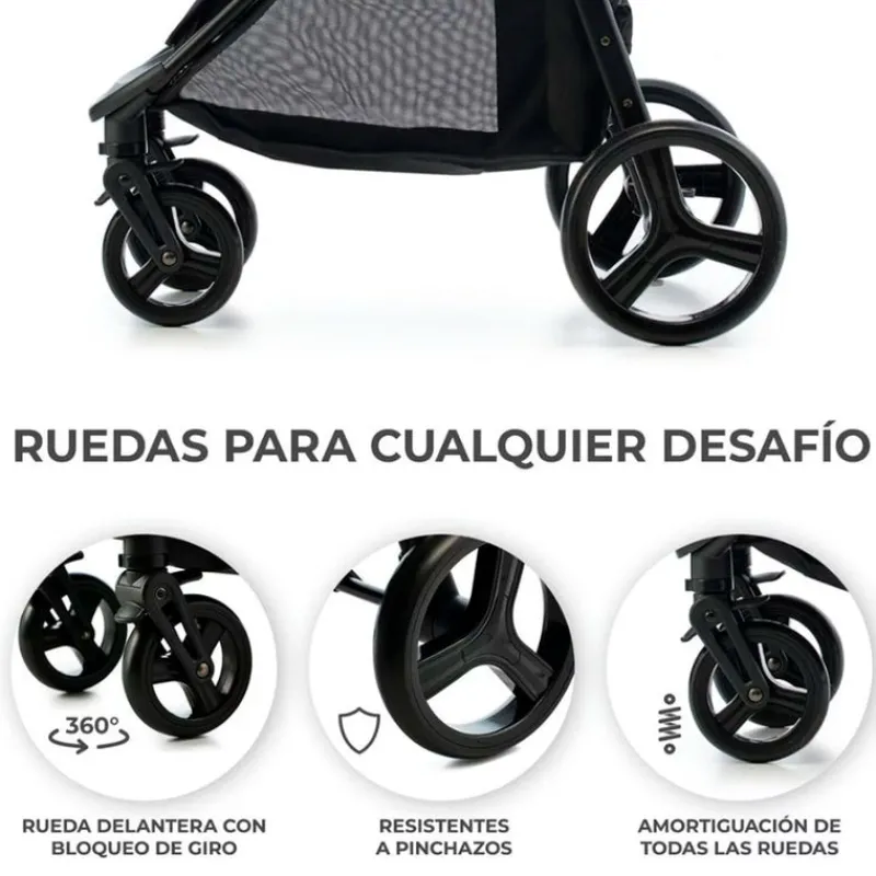 KINDERKRAFT Sillas De Paseo-Silla paseo Rine +22kg Pink