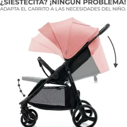 KINDERKRAFT Sillas De Paseo-Silla paseo Rine +22kg Pink