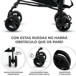 Silla paseo Tik +6M Gris*KINDERKRAFT Best