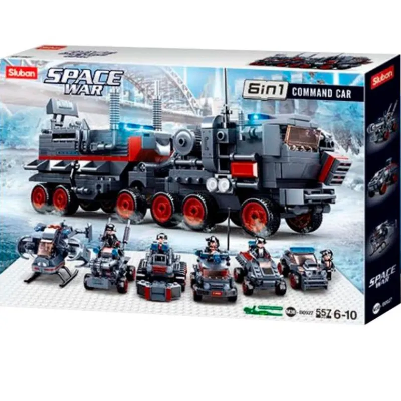 DRIM DISCOUNT Puzzles Y Construcciones-Sluban Vehículo Comando Construcción