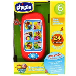 CHICCO Electrónicos-Smartphone Infantil Bilingüe