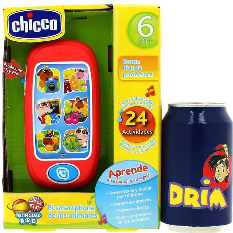 CHICCO Electrónicos-Smartphone Infantil Bilingüe
