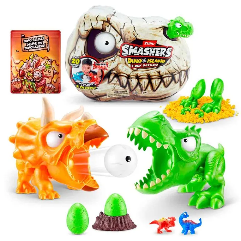 ZURU Manualidades-Smasher Dino Island Mini T-Rex Surtido