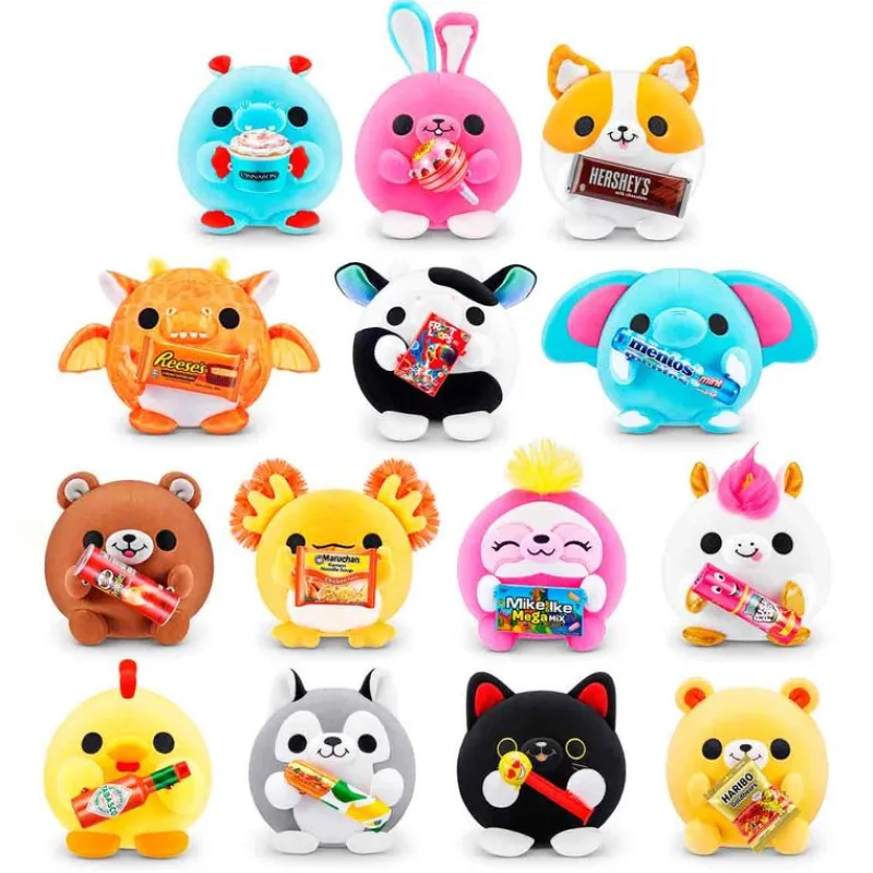 ZURU Manualidades-Snackles Bola Peluche Sorpresa
