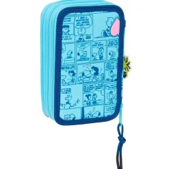 SAFTA Escolar-Snoopy Estuche Triple Love