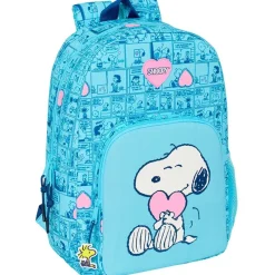 Snoopy Mochila Escolar Love*SAFTA