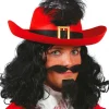 DRIM DISCOUNT Disfraces Y Complementos|Disfraces Y Complementos-Sombrero Mosquetero Rojo